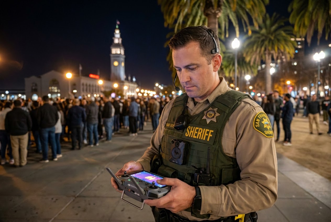 Illustrative image representing public-safety event overwatch