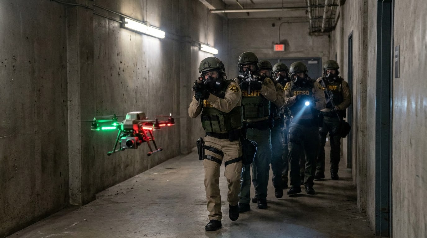 Illustrative image representing tactical drone support